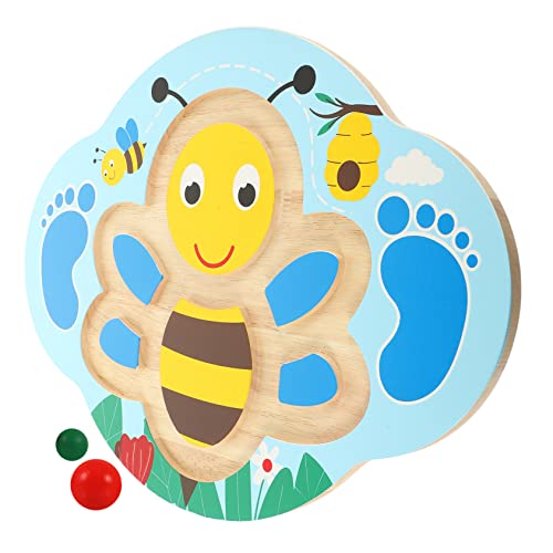 QUMIIRITY 1 Set Balance Board Spielspielzeug Für Babys Langhantelwippe Kleinkind Hantel Squishy Wackelscheibe Ausrüstung Matte Spiele Stapelspielzeug Schwebebalken Wippe Holz QUMIIRITY 1 Set Balance Board Spielspielzeug Für Babys Langhantelwippe Kleinkind Hantel Squishy Wackelscheibe Ausrüstung Matte Spiele Stapelspielzeug Schwebebalken Wippe Holz von QUMIIRITY