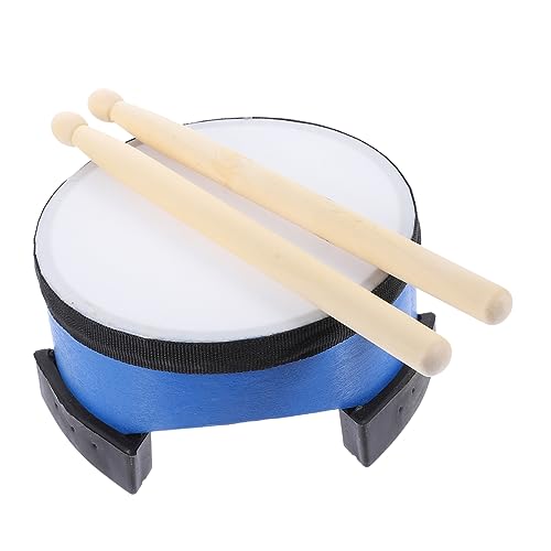 QUMIIRITY 1 Set Basstrommel Orff Schlaginstrument Kinderspielzeug Kleinkind Musikinstrumente Musikspielzeug Musikinstrumente Standtrommel Für Party Musiktrommel Blaues Holz von QUMIIRITY