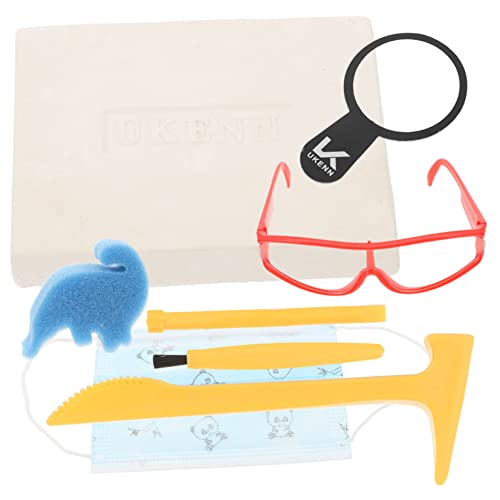 QUMIIRITY 1 Set Grabungsset Ausgrabungsset Dinosaurier Grabungsset Ausgrabungsset Für Dinosaurierskelett Grabungsset Wissenschaftsset Für Umweltschutz PVC von QUMIIRITY