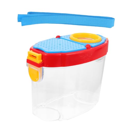 QUMIIRITY 1 Set Insektenbeobachtungseimer Outdoor Kinderspielzeug Lernspielzeug Wissenschaftsspielzeug Sammlung Fasssammler Outdoor Erkundungswerkzeuge Explorer Kit Acryl von QUMIIRITY