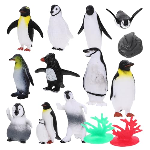 QUMIIRITY 1 Set Realistische Pinguin Decor Miniatur Figuren Für Handwerk Tier Figuren Pinguin Modell Ornamente Kunststoff von QUMIIRITY