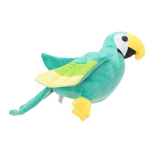 QUMIIRITY 1 Stück Plüsch Papagei Lebensechter Vogel Deko für Partys Sicher und Vielseitig Einsetzbar als Schlaf und Dekorationsspielzeug für Mädchen und Jungen von QUMIIRITY