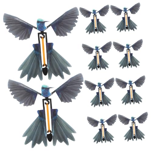 QUMIIRITY 10 Stück Aufziehbares Fliegendes Spielzeug, Fliegendes Kolibri-Spielzeug, Gummiband, Angetriebene Fliegende Vögel, Spielzeug QUMIIRITY 10 Stück Aufziehbares Fliegendes Spielzeug, Fliegendes Kolibri-Spielzeug, Gummiband, Angetriebene Fliegende Vögel, Spielzeug von QUMIIRITY
