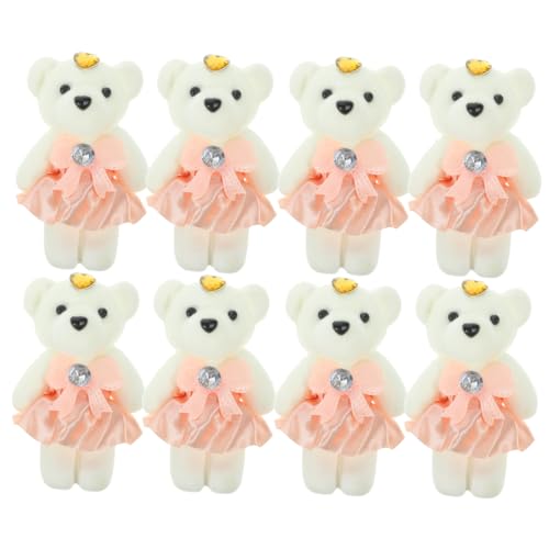 QUMIIRITY 10 Stück Blumenstrauß Dekorative Bärenpuppe Plüsch Rosa Tragen Puppenaugen Bequemer Kuschelbär Ausgestopftes Bärentier Kuscheltier Für Teenager Schaum QUMIIRITY 10 Stück Blumenstrauß Dekorative Bärenpuppe Plüsch Rosa Tragen Puppenaugen Bequemer Kuschelbär Ausgestopftes Bärentier Kuscheltier Für Teenager Schaum von QUMIIRITY