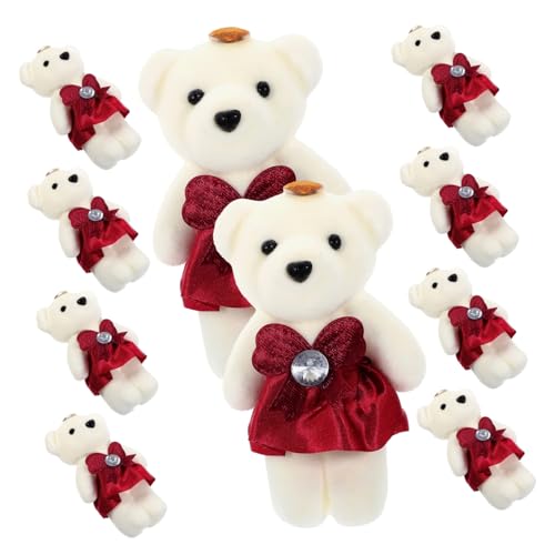 QUMIIRITY 10 Stück Blumenstrauß dekorative Bärenpuppe Plüsch gefüllte Bärenpuppe gefüllte Puppendekoration ausgestopftes Bärentier Bär Puppe süße Bärenpuppe Schaum QUMIIRITY 10 Stück Blumenstrauß dekorative Bärenpuppe Plüsch gefüllte Bärenpuppe gefüllte Puppendekoration ausgestopftes Bärentier Bär Puppe süße Bärenpuppe Schaum von QUMIIRITY