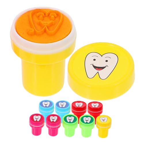 QUMIIRITY 10 Stück Lustige Stempel für Cartoon Zahn Stempel für Schule und Partys als Belohnungen und Mitgebsel QUMIIRITY 10 Stück Lustige Stempel für Cartoon Zahn Stempel für Schule und Partys als Belohnungen und Mitgebsel von QUMIIRITY