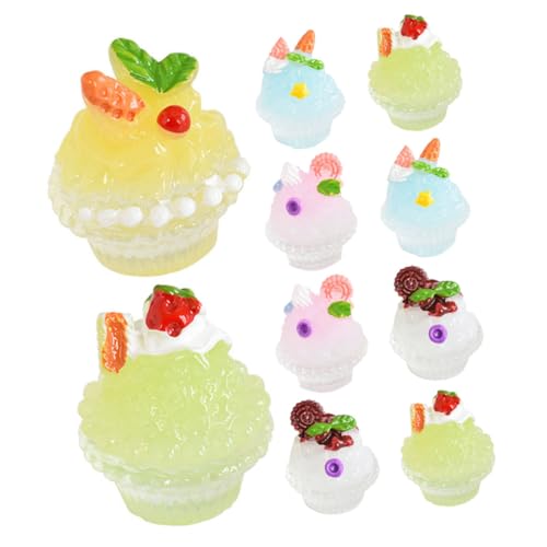 QUMIIRITY 10 Stück Miniaturisierte Eiscreme Figuren Teiliges Bunte Dekoration für Puppenhaus Küchen Miniatur Szenen Realistisches aus Resin Deko QUMIIRITY 10 Stück Miniaturisierte Eiscreme Figuren Teiliges Bunte Dekoration für Puppenhaus Küchen Miniatur Szenen Realistisches aus Resin Deko von QUMIIRITY