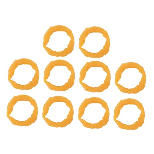 QUMIIRITY 10 Stück Simulierter Tintenfischring Tintenfischringe Gefälschte Lebensmitteldekoration Künstliches Lebensmittelmodell Display-versorgung Lagervorräte PVC Yellow QUMIIRITY 10 Stück Simulierter Tintenfischring Tintenfischringe Gefälschte Lebensmitteldekoration Künstliches Lebensmittelmodell Display-versorgung Lagervorräte PVC Yellow von QUMIIRITY