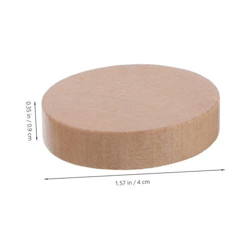 QUMIIRITY 10 Stück Teiliges Holz Sling Puck Spiel Zubehörset Große Schwarze und Natürliche Spielfiguren Vielseitig für Familien Schule und Soziale Interaktionen Platzsparend und Leicht von QUMIIRITY