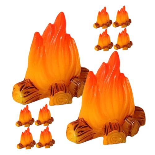 QUMIIRITY 10 Stück Teiliges Miniatur aus Harz Realistische Fake Campfire Deko für Garten Puppenhaus Weihnachtskrippen und Outdoor Landschaften Kreative DIY Bastelornamente QUMIIRITY 10 Stück Teiliges Miniatur aus Harz Realistische Fake Campfire Deko für Garten Puppenhaus Weihnachtskrippen und Outdoor Landschaften Kreative DIY Bastelornamente von QUMIIRITY