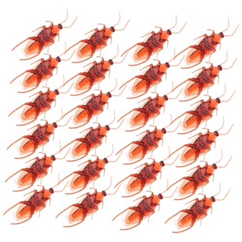 QUMIIRITY 100 Stück Simuliertes Kakerlakenspielzeug Realistischer Streich Gefälschtes Halloween Witzspielzeug Party Requisite Knifflige Requisiten Lebendige Simulationsspielzeuge QUMIIRITY 100 Stück Simuliertes Kakerlakenspielzeug Realistischer Streich Gefälschtes Halloween Witzspielzeug Party Requisite Knifflige Requisiten Lebendige Simulationsspielzeuge von QUMIIRITY
