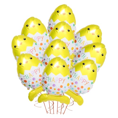 QUMIIRITY 10Stücke Ballon Dekoration Teiliges Aluminium Folie Ballons Hübsche Party Accessoires für Fröhliche Osterfeiern Garten und Fotoshootings QUMIIRITY 10Stücke Ballon Dekoration Teiliges Aluminium Folie Ballons Hübsche Party Accessoires für Fröhliche Osterfeiern Garten und Fotoshootings von QUMIIRITY