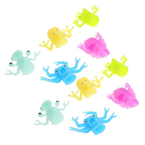 QUMIIRITY 10Stücke Teiliges Fingerpuppen mit Leuchtenden Tiermotiven Kreative Geschichtenerzählfinger Kreaturen für Familien und Themenpartys Fördert Interaktion QUMIIRITY 10Stücke Teiliges Fingerpuppen mit Leuchtenden Tiermotiven Kreative Geschichtenerzählfinger Kreaturen für Familien und Themenpartys Fördert Interaktion von QUMIIRITY
