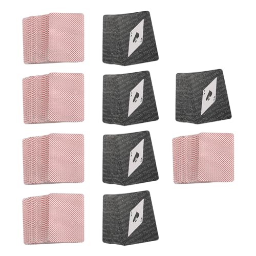 QUMIIRITY 10er Schachtel Miniatur Spielkarten Boxen Tragbare Spielkarten für Unterwegs Rot und Schwarz für und Spiele mit Freunden oder Familie Hochwertige und Leichte Karten QUMIIRITY 10er Schachtel Miniatur Spielkarten Boxen Tragbare Spielkarten für Unterwegs Rot und Schwarz für und Spiele mit Freunden oder Familie Hochwertige und Leichte Karten von QUMIIRITY