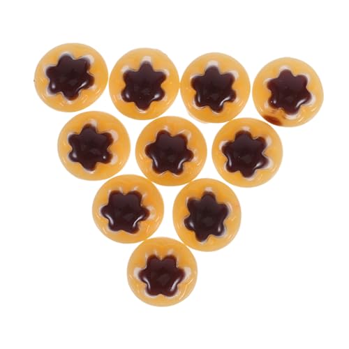 QUMIIRITY 10pcs Miniature Dollhouse Food DIY Mini Küchenmodell Spielzeug Realistic Mini Food Making Kit Simulation Mini Pudding Und Puppenhausspiel Und Kreativer Handwerk von QUMIIRITY