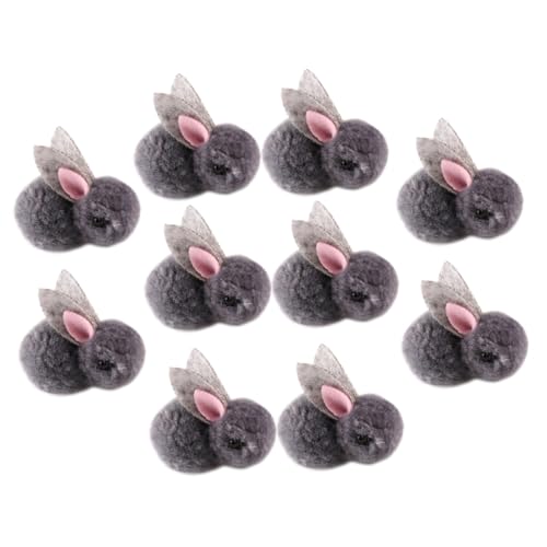 QUMIIRITY 10st Plüsch Häschen Mini-Hasen-Puppe Weicher Kleiner Hase Plüschhasenspielzeug Kleine Hasenplüschpuppe Kuscheliger, Realistischer Hase Aus Plüsch -mini-plüschhase Grey QUMIIRITY 10st Plüsch Häschen Mini-Hasen-Puppe Weicher Kleiner Hase Plüschhasenspielzeug Kleine Hasenplüschpuppe Kuscheliger, Realistischer Hase Aus Plüsch -mini-plüschhase Grey von QUMIIRITY