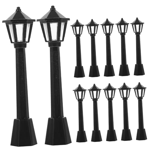 QUMIIRITY 12 Stück Kunststoff Garten Straßenlaternen Lampen Gartendekor Dekorative Mini Straßenlaterne Modell Straßenlaterne Miniatur Winzige Dekorationen Für Den Außenbereich QUMIIRITY 12 Stück Kunststoff Garten Straßenlaternen Lampen Gartendekor Dekorative Mini Straßenlaterne Modell Straßenlaterne Miniatur Winzige Dekorationen Für Den Außenbereich von QUMIIRITY