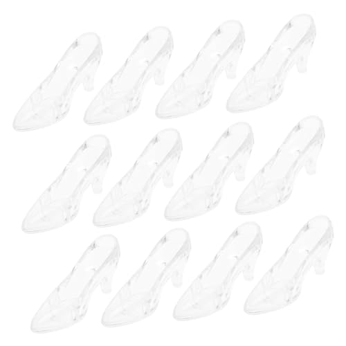 QUMIIRITY 12 Stück Mini-Kristallhausschuh Miniatur Pumps Hochzeit klein klare Verzierung Reiz Transparente Schuhdekoration Dekorative Schuhfigur Dekorative Mini Schuhe Mini-Schuhe Acryl QUMIIRITY 12 Stück Mini-Kristallhausschuh Miniatur Pumps Hochzeit klein klare Verzierung Reiz Transparente Schuhdekoration Dekorative Schuhfigur Dekorative Mini Schuhe Mini-Schuhe Acryl von QUMIIRITY