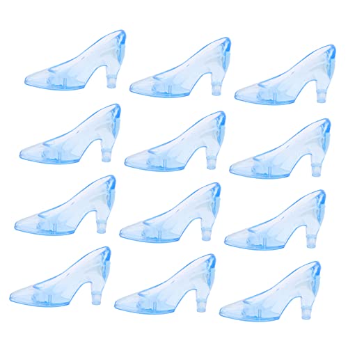 QUMIIRITY 12 Stück Mini-kristallhausschuh Dekorativ Miniatur-schuhverzierungen Dekoration Funkelnde Schuhe Prinzessin Gastgeschenke Hausschuhe Miniaturschuh Led Transparent Acryl Blue QUMIIRITY 12 Stück Mini-kristallhausschuh Dekorativ Miniatur-schuhverzierungen Dekoration Funkelnde Schuhe Prinzessin Gastgeschenke Hausschuhe Miniaturschuh Led Transparent Acryl Blue von QUMIIRITY