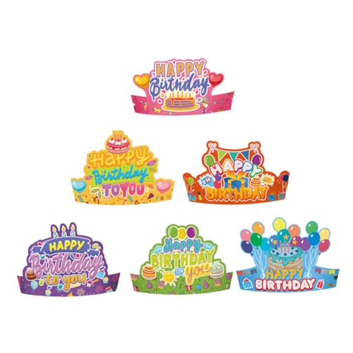 QUMIIRITY 12pcs Jungen Und Mädchen Geburtstag Kronen Ersten Geburtstag Party Hüte Lebendige Stile QUMIIRITY 12pcs Jungen Und Mädchen Geburtstag Kronen Ersten Geburtstag Party Hüte Lebendige Stile von QUMIIRITY