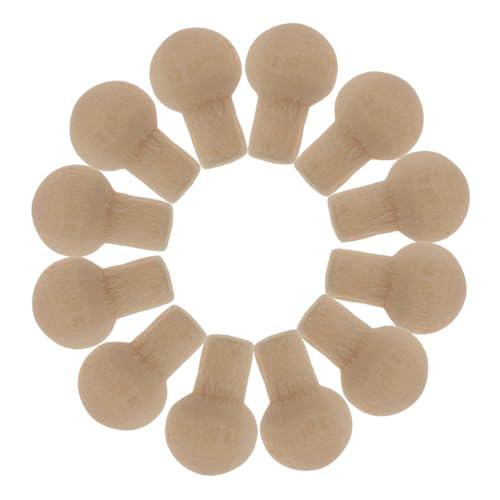 QUMIIRITY 12pcs Mini House Griffe Holzgriffe Ersatz DIY Mini House Möbelzubehör QUMIIRITY 12pcs Mini House Griffe Holzgriffe Ersatz DIY Mini House Möbelzubehör von QUMIIRITY