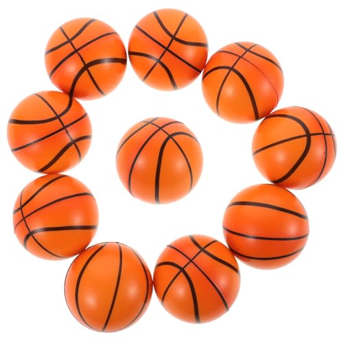 QUMIIRITY 15 Stück PU Stressbälle Lustige Basketball Stressabbau Bälle für Indoor und Outdoor für Partys und von QUMIIRITY