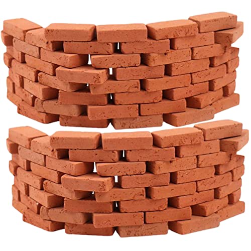 QUMIIRITY 150 Stück Mini kleine rote Ziegel Block Fälschung außen für Kunstblumen basteln für bastelmaterial für simulierte Ziegelmodelle Sandtisch Ziegeldekore Ton QUMIIRITY 150 Stück Mini kleine rote Ziegel Block Fälschung außen für Kunstblumen basteln für bastelmaterial für simulierte Ziegelmodelle Sandtisch Ziegeldekore Ton von QUMIIRITY