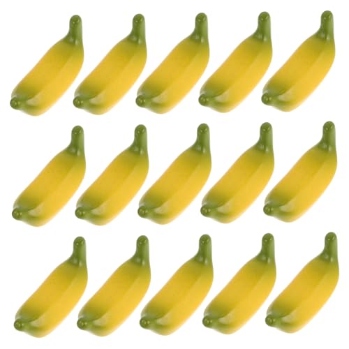 QUMIIRITY 15Stücke Bananen Künstliche Früchte Bananenmodelle für DIY Realistische Deko für Puppenhaus Feengarten Garten und Party Dekoration Lebensechte Mini Bananen QUMIIRITY 15Stücke Bananen Künstliche Früchte Bananenmodelle für DIY Realistische Deko für Puppenhaus Feengarten Garten und Party Dekoration Lebensechte Mini Bananen von QUMIIRITY