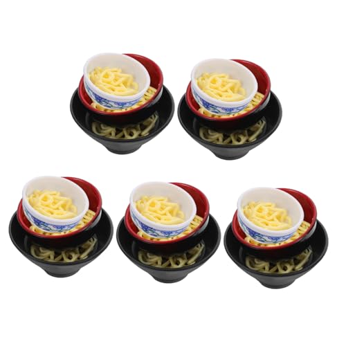 QUMIIRITY 15pcs Realistische Nudelschüsselmodell Dollhouse Food Simulation Nudel Schüssel Requisiten Süße Ramen Schüssel Set Miniatur Food Toys Dekoration QUMIIRITY 15pcs Realistische Nudelschüsselmodell Dollhouse Food Simulation Nudel Schüssel Requisiten Süße Ramen Schüssel Set Miniatur Food Toys Dekoration von QUMIIRITY