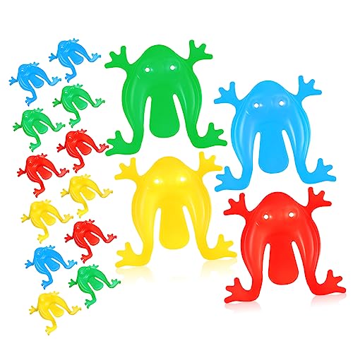 QUMIIRITY 16 Stück Sprung frosch interaktives hühner funny toys federnd Frösche springendes Mini Froschspielzeug springen kreative springende Frösche Plastik von QUMIIRITY