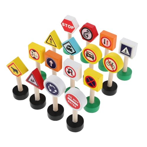 QUMIIRITY 16 Stücke Kinder Holz Straße Zeichen Mini Straße Ampel Spielset Vorschule Pädagogisches Spielzeug Für Kleinkinder Entwicklung QUMIIRITY 16 Stücke Kinder Holz Straße Zeichen Mini Straße Ampel Spielset Vorschule Pädagogisches Spielzeug Für Kleinkinder Entwicklung von QUMIIRITY