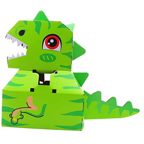 QUMIIRITY 1Satz DIY Dinosaurier Kartonbox für Kreatives Hand Auge Koordination und Kognitiven Fähigkeiten für Rollenspiele und Cosplay und Lehrreich von QUMIIRITY