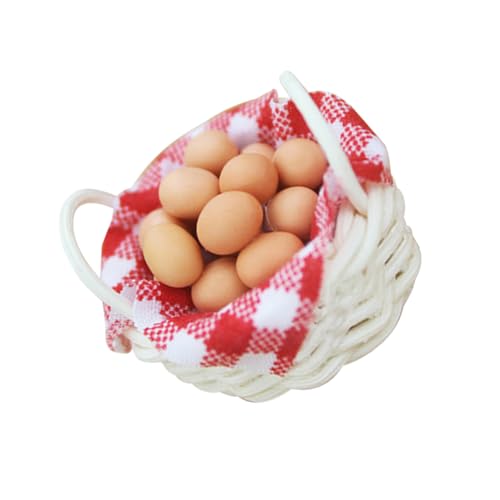 QUMIIRITY 1Satz Eierkorb DIY Handwerk Realistische Dekoration für Puppenhäuser Tischdeko und Küchenaccessoires für Kreative Landschaften QUMIIRITY 1Satz Eierkorb DIY Handwerk Realistische Dekoration für Puppenhäuser Tischdeko und Küchenaccessoires für Kreative Landschaften von QUMIIRITY