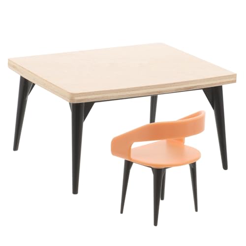 QUMIIRITY 1Satz Esszimmer und Stühle Maßstab Realistische Details Platzsparend für Kreative DIY Projekte und Puppenhaus Dekoration QUMIIRITY 1Satz Esszimmer und Stühle Maßstab Realistische Details Platzsparend für Kreative DIY Projekte und Puppenhaus Dekoration von QUMIIRITY