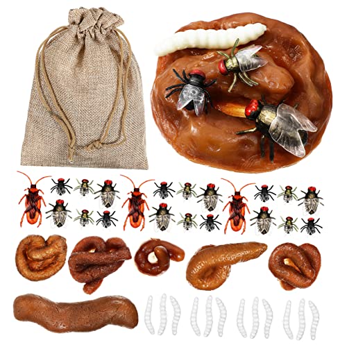 QUMIIRITY 1Satz Fake Poop Teiliges Streichspielzeug mit Realistischen Kackhaufen Gefälschten Künstlichen Kakerlaken für Lustige Streiche und Party QUMIIRITY 1Satz Fake Poop Teiliges Streichspielzeug mit Realistischen Kackhaufen Gefälschten Künstlichen Kakerlaken für Lustige Streiche und Party von QUMIIRITY