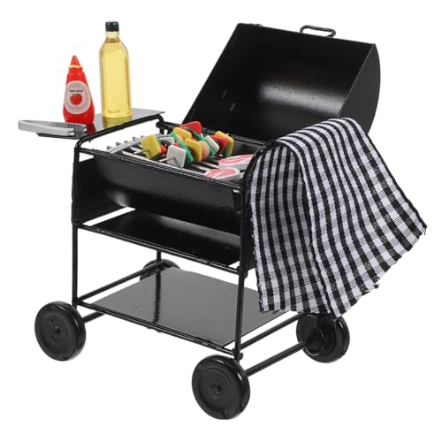 QUMIIRITY 1Satz Grill Zubehör für Puppenhaus Realistisches BBQ Modell Winziger Grill für Kreative DIY Projekte für Puppenhaus Enthusiasten Sicher und Detailreich QUMIIRITY 1Satz Grill Zubehör für Puppenhaus Realistisches BBQ Modell Winziger Grill für Kreative DIY Projekte für Puppenhaus Enthusiasten Sicher und Detailreich von QUMIIRITY