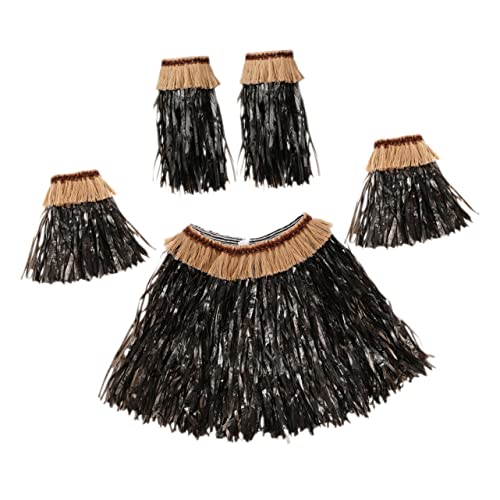 QUMIIRITY 1Satz Hawaii Kostüm für Frauen Teiliges Grasrock Outfit mit Arm und Beinband für Luau Strandparty Leicht und Bequem für Tropische Themenveranstaltungen Hochwertige QUMIIRITY 1Satz Hawaii Kostüm für Frauen Teiliges Grasrock Outfit mit Arm und Beinband für Luau Strandparty Leicht und Bequem für Tropische Themenveranstaltungen Hochwertige von QUMIIRITY