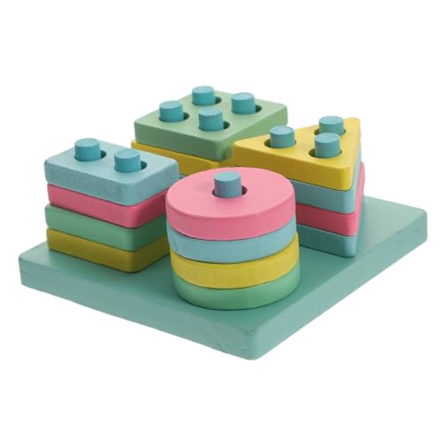 QUMIIRITY 1Satz Holz Bausteine Farbenfrohes Puzzle Für Bildung Und Kreativität Teiliges Stapelspiel Mit Geometrischen Formen Montessori Geeignet Für Jahre Alte QUMIIRITY 1Satz Holz Bausteine Farbenfrohes Puzzle Für Bildung Und Kreativität Teiliges Stapelspiel Mit Geometrischen Formen Montessori Geeignet Für Jahre Alte von QUMIIRITY