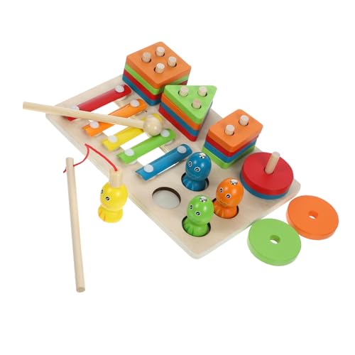 QUMIIRITY 1Satz Holzspielzeug für Magnetisches Angelspiel Sortier und Stapelspielzeug zur Formerkennung Pädagogisches Formen und Farben für Kleinkinder Ab QUMIIRITY 1Satz Holzspielzeug für Magnetisches Angelspiel Sortier und Stapelspielzeug zur Formerkennung Pädagogisches Formen und Farben für Kleinkinder Ab von QUMIIRITY