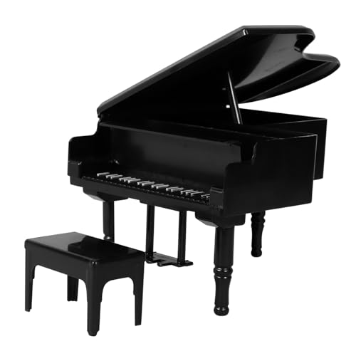QUMIIRITY 1Satz Klavier mit Stuhl Puppenhausmöbel Dekoratives Instrument für Puppenstuben Kreatives Design Fotorequisite Hochwertige Verarbeitung Langlebig QUMIIRITY 1Satz Klavier mit Stuhl Puppenhausmöbel Dekoratives Instrument für Puppenstuben Kreatives Design Fotorequisite Hochwertige Verarbeitung Langlebig von QUMIIRITY