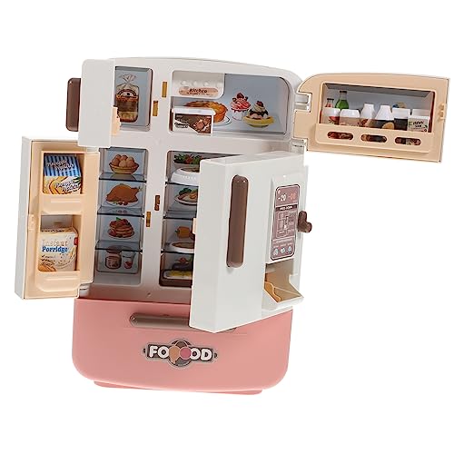QUMIIRITY 1Satz Mini Kühlschrank Set für Realistisches Lebensmittel Set aus Hochwertigem für Puppenhaus Fördert Interaktion und Kreativität QUMIIRITY 1Satz Mini Kühlschrank Set für Realistisches Lebensmittel Set aus Hochwertigem für Puppenhaus Fördert Interaktion und Kreativität von QUMIIRITY