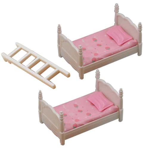 QUMIIRITY 1Satz Miniaturpuppenhaus Etagenbett Dekoratives Mini Bunk Bed für Puppen mit Vielseitiger Nutzung im Schlafzimmer oder Kinderzimmer Kompatibel mit Miniaturmöbeln QUMIIRITY 1Satz Miniaturpuppenhaus Etagenbett Dekoratives Mini Bunk Bed für Puppen mit Vielseitiger Nutzung im Schlafzimmer oder Kinderzimmer Kompatibel mit Miniaturmöbeln von QUMIIRITY