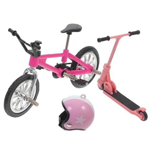 QUMIIRITY 1Satz Modellset mit Roller und Realistische Deko für Puppenhaus und Büro für Miniaturfans Zarter Ausführung und Leichter Handhabung von QUMIIRITY