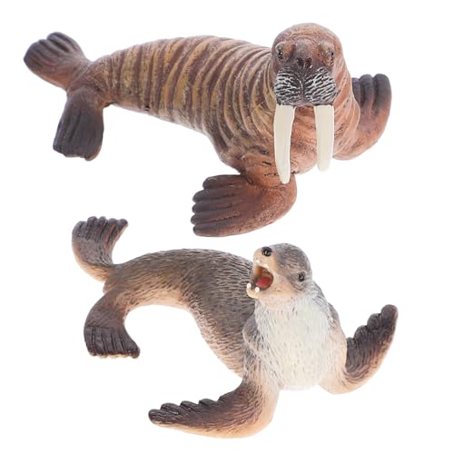 QUMIIRITY 1Satz Realistisches Seelöwen und Walrossmodell Kleine Meerestierfiguren aus Langlebigem Material zur Dekoration im Aquarium oder Lernspielzeug für Freunde QUMIIRITY 1Satz Realistisches Seelöwen und Walrossmodell Kleine Meerestierfiguren aus Langlebigem Material zur Dekoration im Aquarium oder Lernspielzeug für Freunde von QUMIIRITY