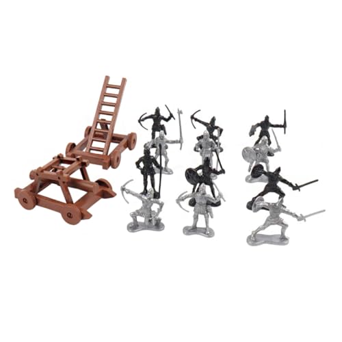 QUMIIRITY 1Satz Teiliges Militärmodell Simulationssoldaten Und Mittelalterliche Belagerungsfahrzeuge Für Soldatenfiguren Und Militärfahrzeuge Militärspielzeug Für Jungen von QUMIIRITY