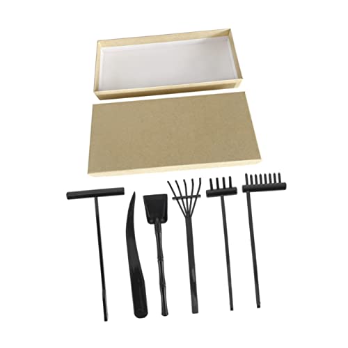 QUMIIRITY 1Satz Zen Garten Set mit Sandgarten Rechen Zubehör für Schreibtischdekoration DIY Zen Garten zur Stressbewältigung und Kreativität Kompakt und Einfach QUMIIRITY 1Satz Zen Garten Set mit Sandgarten Rechen Zubehör für Schreibtischdekoration DIY Zen Garten zur Stressbewältigung und Kreativität Kompakt und Einfach von QUMIIRITY