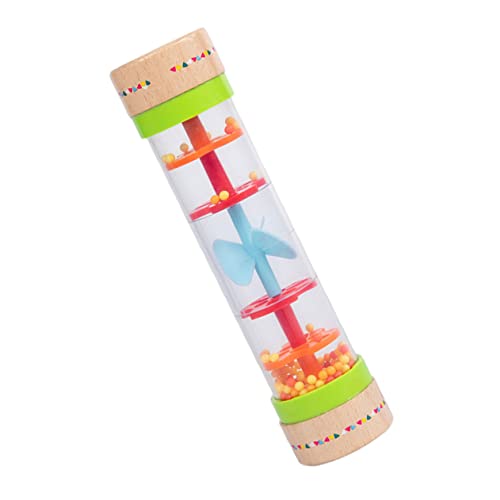QUMIIRITY Regenstab Aus Natürlichem Holz Regenmusikinstrument Für Jungen Und Mädchen Regenstab-spielzeugfunktion Pädagogisches Musikspielzeug von QUMIIRITY