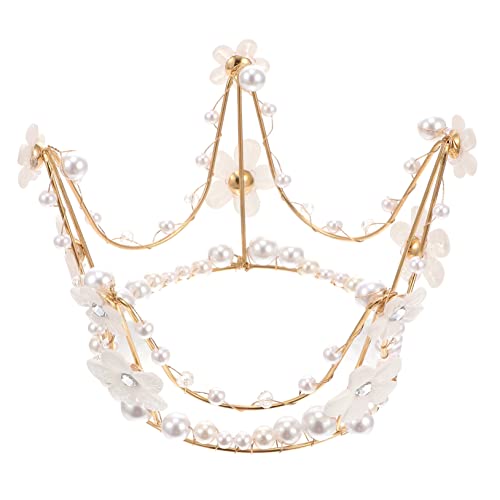 QUMIIRITY 1Stück Einfaches Perlenkrone Kuchen Elegante Party Dekoration Für Hochzeiten Und Geburtstagsfeiern Hochwertiger Kronen Cake Topper Aus Perlen Für Festliche Anlässe QUMIIRITY 1Stück Einfaches Perlenkrone Kuchen Elegante Party Dekoration Für Hochzeiten Und Geburtstagsfeiern Hochwertiger Kronen Cake Topper Aus Perlen Für Festliche Anlässe von QUMIIRITY