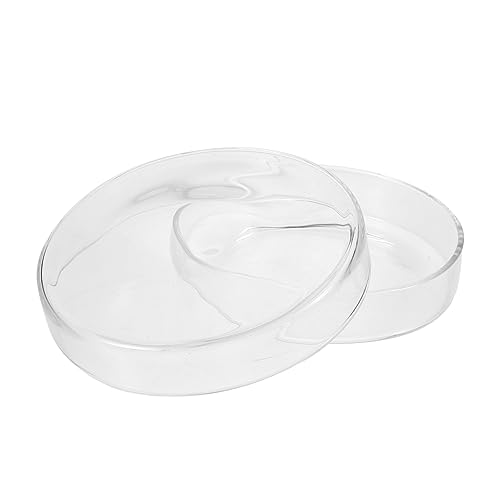QUMIIRITY 1stück Transparentes Petri Dish Borosilikat Für Zellkultur Laboranalyse Und Wissenschaftliche Für Schulprojekte Und Experimente von QUMIIRITY