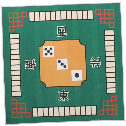 QUMIIRITY 1Stück Mahjong Tischdecke Grün rutschfeste Mahjong Matte für Spiele Hochwertige Tischunterlage mit Boden und Klangisolierung QUMIIRITY 1Stück Mahjong Tischdecke Grün rutschfeste Mahjong Matte für Spiele Hochwertige Tischunterlage mit Boden und Klangisolierung von QUMIIRITY